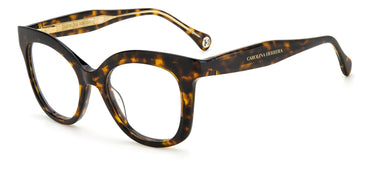Designer Women Carolina Herrera Eyeglasses: CH 0018 - Havana- SpecSMART Eye Clinic (Diagonal View)